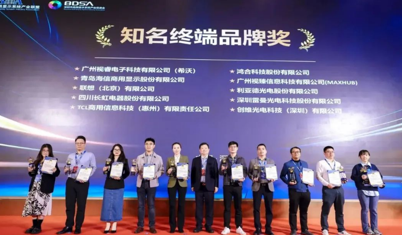 Ag亚洲集团斩获华显2023“Micro LED市场最具着名品牌奖